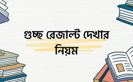 গুচ্ছ রেজাল্ট দেখার নিয়ম - গুচ্ছ রেজাল্ট ২০২৬