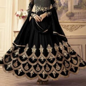 Georgette Embroidery Anarkali Party Dress for Women Bangladesh