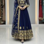 Ready-Made Georgette Embroidery Party Dress for Women Bangladesh